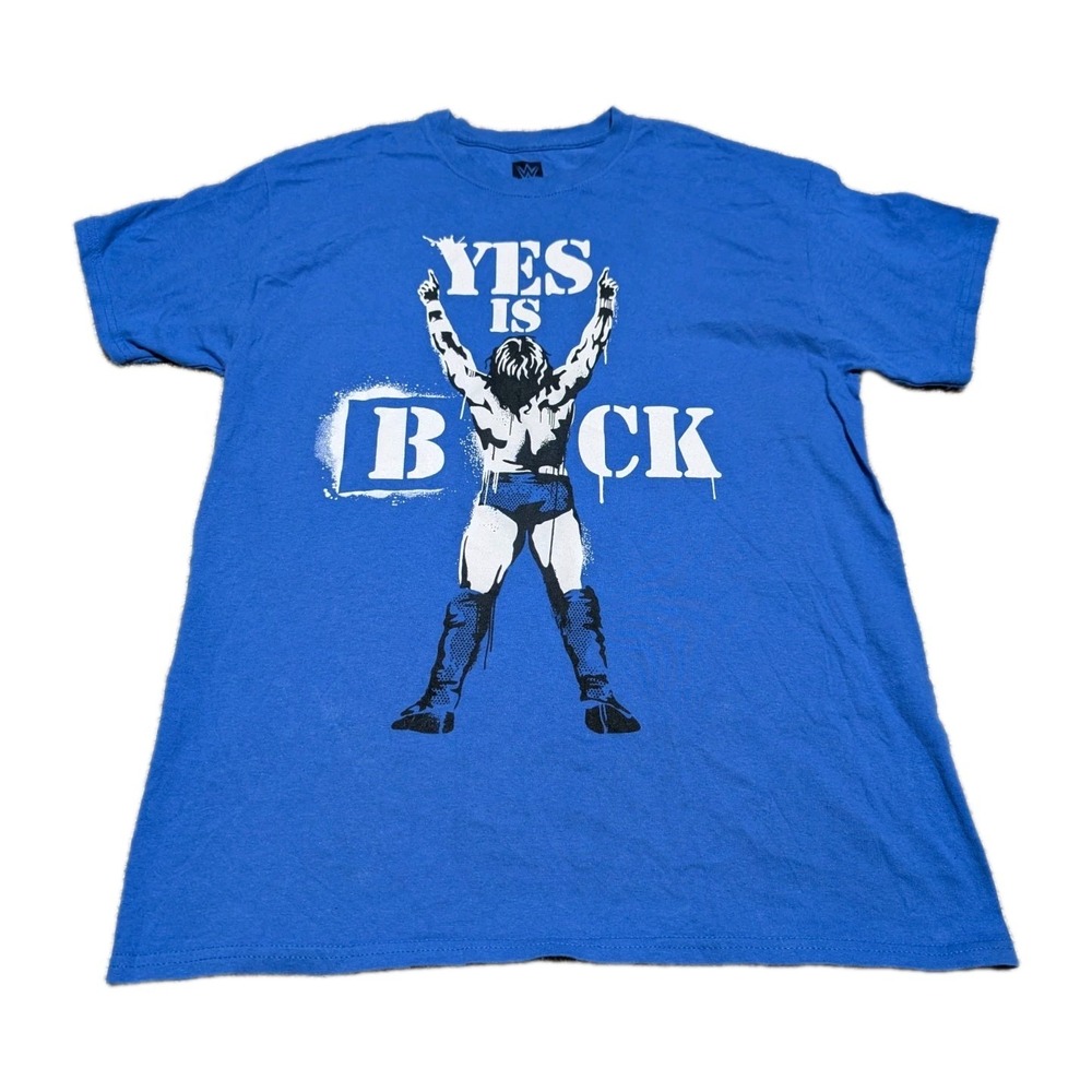 WWE Authentic Wear Daniel Bryan Yes Is Back Wrestling T Shirt Size‎ L Danielson